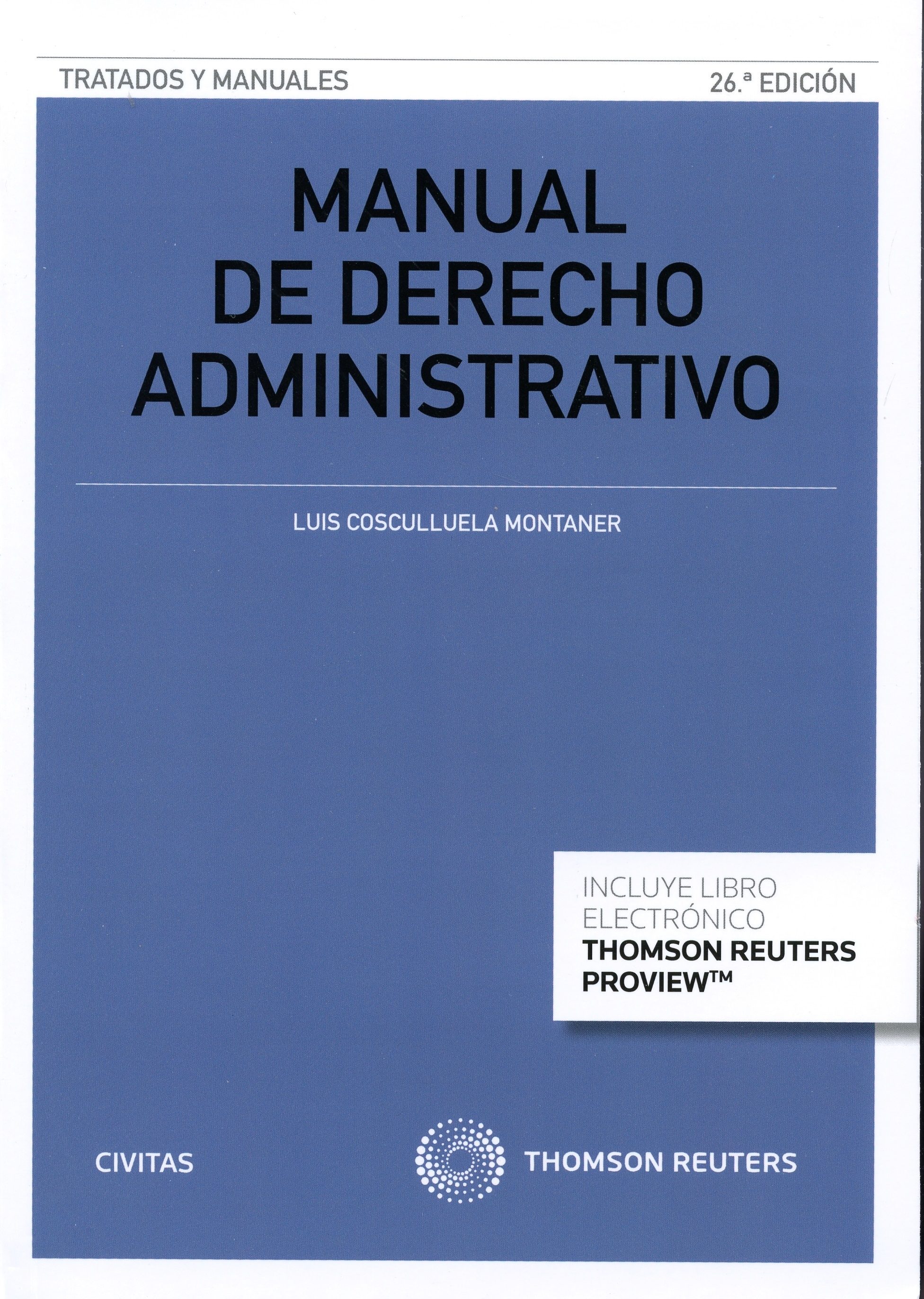 Descargar Manual De Derecho Administrativo Luis Cosculluela Montaner