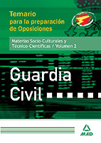 Guardia Civil. Temario Para La Preparacion De Oposiciones, Cienci As Juridicas. Volumen Ii por Vv.aa.