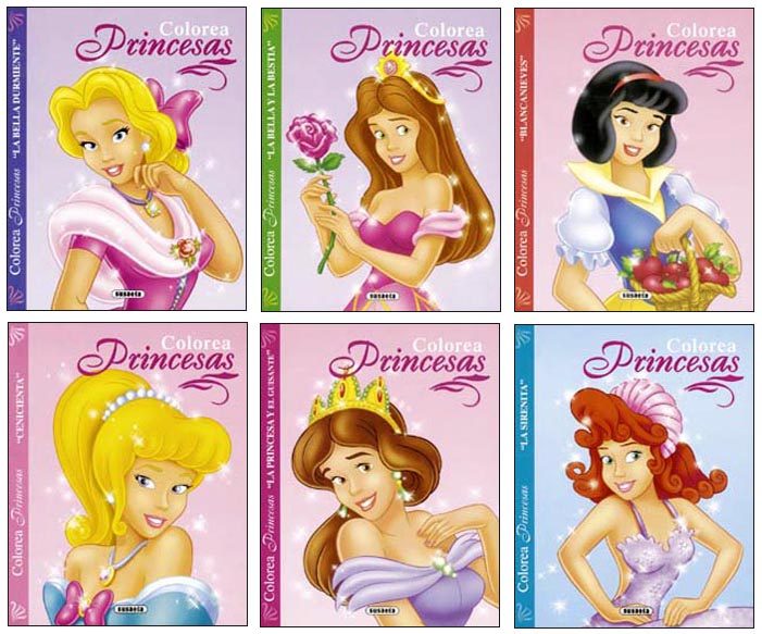 Colorea Princesas por Vv.aa.