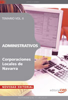 Administrativos Corporaciones Locales De Navarra. Temario Vol. Ii por Vv.aa.