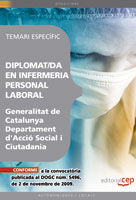 Personal Laboral De La Generalitat De Catalunya. Departament D Ac Cio Social I Ciutadania. Diplomat/da En Infermeria. Temari Esp por Vv.aa.