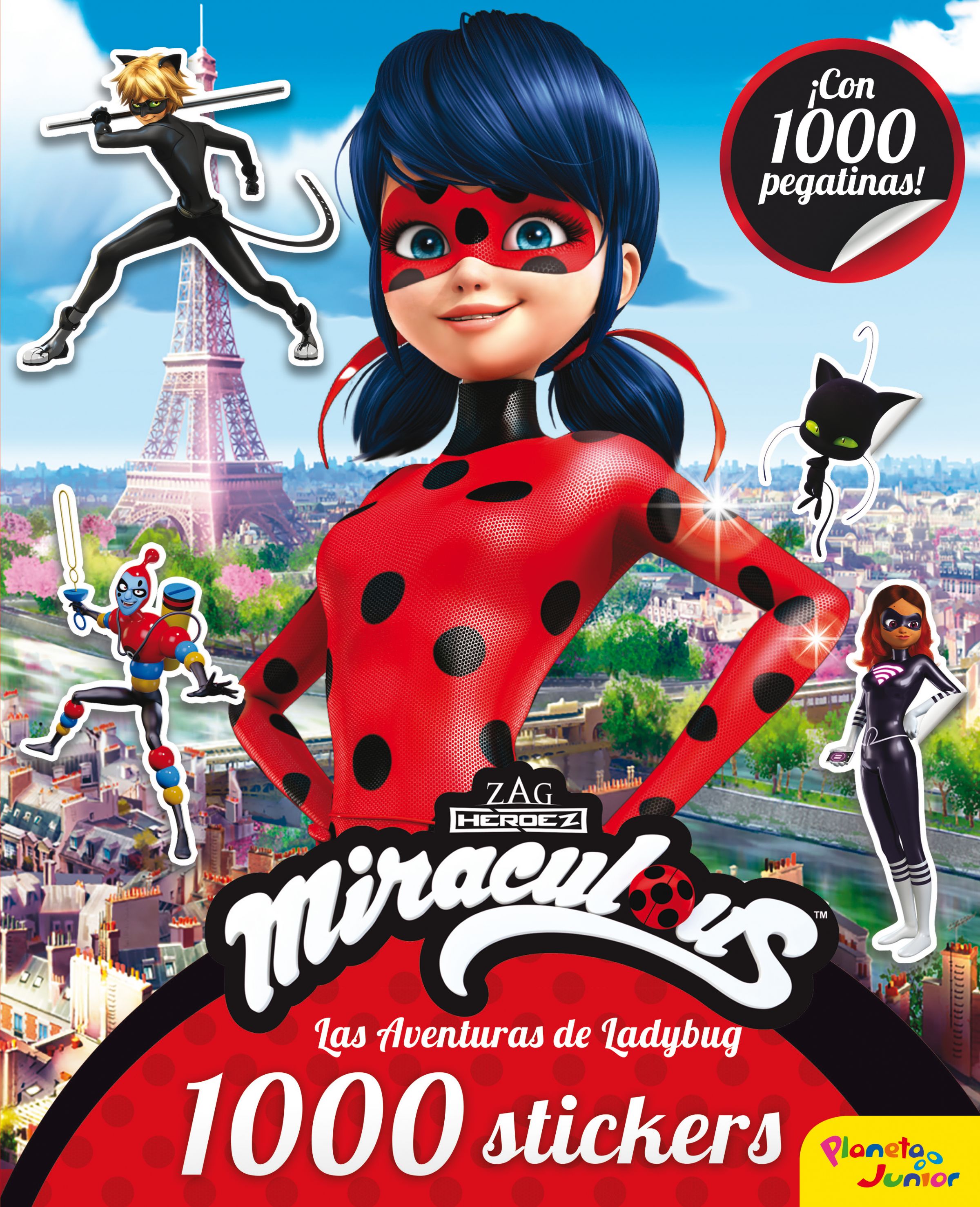 Miraculous: Las Aventuras De Ladybug: 1000 Stickers por Vv.aa.