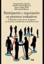 participación y negociación en procesos evaluativos-margarita perez sanchez-9788433858306 participación y negociación en procesos evaluativos-margarita perez sanchez-9788433858306