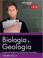 cuerpo de profesores de enseñanza secundaria. biología y geología. temario vol. iv.-9788468167916 cuerpo de profesores de enseñanza secundaria. biología y geología. temario vol. iv.-9788468167916