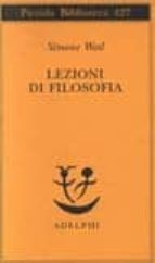 Lezioni di filosofia. roanne 1933-1934 por Simone weil FB2 TORRENT