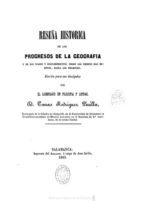 reseña histórica de los progresos de la geografía y de los viajes y descubrimientos por tomás rodríguez pinilla (ebook)-rodrigo soriano-CDLBNE1837636 reseña histórica de los progresos de la geografía y de los viajes y descubrimientos por tomás rodríguez pinilla (ebook)-rodrigo soriano-CDLBNE1837636