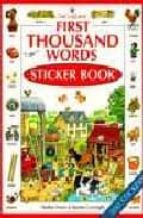 First thousand words sticker book Descargar google ebooks kindle