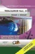 TEMARIO DE OPOSICIONES: CUERPO DE PROFESORES DE ENSEÑANZA SECUNDA RIA: BIOLOGIA Y GEOLOGIA (VOL. II)