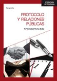 protocolo y relaciones publicas (2ª ed.)-mª soledad muñoz boda-9788428338516 protocolo y relaciones publicas (2ª ed.)-mª soledad muñoz boda-9788428338516