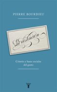 la distincion-pierre bourdieu-9788430609116 la distincion-pierre bourdieu-9788430609116