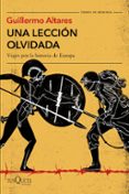 una lección olvidada-guillermo altares-9788490665916 una lección olvidada-guillermo altares-9788490665916