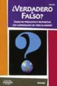 ¿verdadero o falso?: juego de preguntas y respuestas con curiosid ades de todo el mundo-rene zey-9788430538126 ¿verdadero o falso?: juego de preguntas y respuestas con curiosid ades de todo el mundo-rene zey-9788430538126