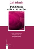 posiciones ante el derecho-carl schmitt-9788430954926 posiciones ante el derecho-carl schmitt-9788430954926