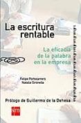 la escritura rentable-felipe portocarrero-natalia gironella-9788434876026 la escritura rentable-felipe portocarrero-natalia gironella-9788434876026