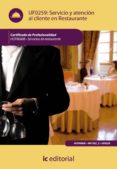 (i.b.d.)servicio de atencion al cliente en restaurante. hotr0608 servicios de restaurante-9788483646526 (i.b.d.)servicio de atencion al cliente en restaurante. hotr0608 servicios de restaurante-9788483646526
