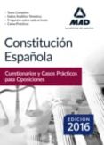 constitución española. cuestionarios y casos prácticos para oposiciones-9788490937426 constitución española. cuestionarios y casos prácticos para oposiciones-9788490937426