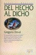 del hecho al dicho-gregorio doval-montse borras-9788496617926 del hecho al dicho-gregorio doval-montse borras-9788496617926