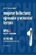 mejorar la lectura 1 ejecucion y velocidad lectora-jesus jarque garcia-9788498960426 mejorar la lectura 1 ejecucion y velocidad lectora-jesus jarque garcia-9788498960426