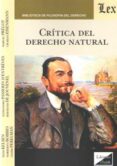 critica del derecho natural-carlos alarcon cabrera-9789563921526 critica del derecho natural-carlos alarcon cabrera-9789563921526