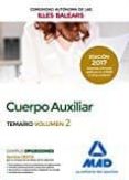 cuerpo auxiliar de la comunidad autónoma de las illes balears. temario volumen 2-9788414206836 cuerpo auxiliar de la comunidad autónoma de las illes balears. temario volumen 2-9788414206836