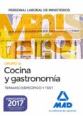 cocina y gastronomia personal laboral de los ministerios: temario especifico y test-9788414208236 cocina y gastronomia personal laboral de los ministerios: temario especifico y test-9788414208236