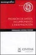 prevision de daños, incumplimiento e indemnizacion-fernando gomez pomar-9788447018536 prevision de daños, incumplimiento e indemnizacion-fernando gomez pomar-9788447018536
