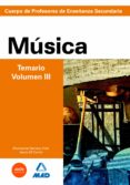 cuerpo de profesores de enseñanza secundaria: musica: temario: vo lumen iii-9788466580236 cuerpo de profesores de enseñanza secundaria: musica: temario: vo lumen iii-9788466580236