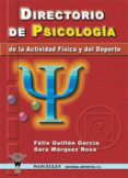 directorio de psicologia de la actividad fisica y del deporte (ebook)-9788498235036 directorio de psicologia de la actividad fisica y del deporte (ebook)-9788498235036