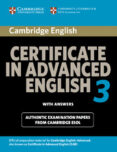 cambridge certificate in advanced english 3 for updated exam. stu dent s book with answers (examination papers from university of cof cambridge esol examinations)-9780521739146 cambridge certificate in advanced english 3 for updated exam. stu dent s book with answers (examination papers from university of cof cambridge esol examinations)-9780521739146