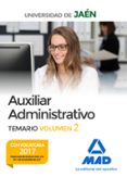 auxiliar administrativo de la universidad de jaen: temario (vol. 2)-9788414214046 auxiliar administrativo de la universidad de jaen: temario (vol. 2)-9788414214046
