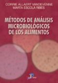 metodos de analisis microbiologicos de los alimentos-corrie allaert vandevenne-marta escola ribes-9788479785246 metodos de analisis microbiologicos de los alimentos-corrie allaert vandevenne-marta escola ribes-9788479785246