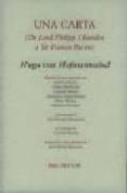 una carta-hugo von hofmannsthal-9788481918946 una carta-hugo von hofmannsthal-9788481918946