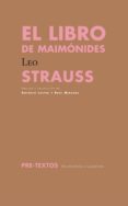 el libro de maimonides-leo strauss-9788415297956 el libro de maimonides-leo strauss-9788415297956