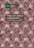 traduccion juridica ingles-español-mª antonia alvarez calleja-9788436248456 traduccion juridica ingles-español-mª antonia alvarez calleja-9788436248456