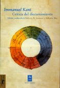 critica del discernimiento-immanuel kant-9788477747666 critica del discernimiento-immanuel kant-9788477747666
