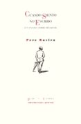 cuando siento no escribo: un ensayo sobre becquer-pere rovira-9788481912166 cuando siento no escribo: un ensayo sobre becquer-pere rovira-9788481912166