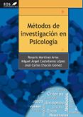 metodos de investigacion en psicologia-9788497274166 metodos de investigacion en psicologia-9788497274166