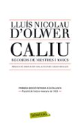 caliu-lluis nicolau d´olwer-9788499305066 caliu-lluis nicolau d´olwer-9788499305066