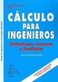 calculo para ingenieros: definiciones, teoremas y resultados-juan de burgos roman-9788415214076 calculo para ingenieros: definiciones, teoremas y resultados-juan de burgos roman-9788415214076