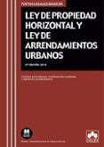 ley de propiedad horizontal y ley de arrendamientos urbanos 2ª ed-9788417135676 ley de propiedad horizontal y ley de arrendamientos urbanos 2ª ed-9788417135676