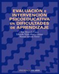 evaluacion e intervencion psicoeducativa en dificultades de apren dizaje-ana miranda casas-eduardo vidal-abarca gamez-manuel soriano ferrer-9788436814576 evaluacion e intervencion psicoeducativa en dificultades de apren dizaje-ana miranda casas-eduardo vidal-abarca gamez-manuel soriano ferrer-9788436814576