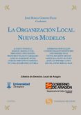organizacion local: nuevos modelos-jose maria gimeno feliu-9788447038176 organizacion local: nuevos modelos-jose maria gimeno feliu-9788447038176