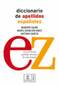 diccionario de apellidos españoles-roberto faure-maria asuncion ribes-9788467030976 diccionario de apellidos españoles-roberto faure-maria asuncion ribes-9788467030976