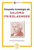 pequeña antologia de salomo friedlaender-salomo friedlaender-9788483520376 pequeña antologia de salomo friedlaender-salomo friedlaender-9788483520376