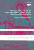 instruccio breu i util pels cuiners principiants-francesc del santissim sagrament-9788484156376 instruccio breu i util pels cuiners principiants-francesc del santissim sagrament-9788484156376