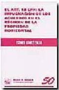 el art. 18 lph: la impugnacion de los acuerdos en el regimen de l a propiedad horizontal-esther gomez calle-9788484560876 el art. 18 lph: la impugnacion de los acuerdos en el regimen de l a propiedad horizontal-esther gomez calle-9788484560876