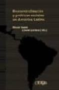 descentralizacion y politicas sociales en america latina-ricard goma-9788487072376 descentralizacion y politicas sociales en america latina-ricard goma-9788487072376