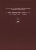 análisis jurisprudencial del juicio civil ordinario y verbal-antonio maria lorca navarrete-9788487108976 análisis jurisprudencial del juicio civil ordinario y verbal-antonio maria lorca navarrete-9788487108976