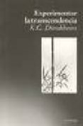 experimentar la transcendencia (2ª ed.)-kalfried, graf dürckheim-9788487232176 experimentar la transcendencia (2ª ed.)-kalfried, graf dürckheim-9788487232176