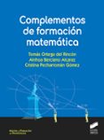 complementos de formacion matematica (ebook)-9788491717676 complementos de formacion matematica (ebook)-9788491717676